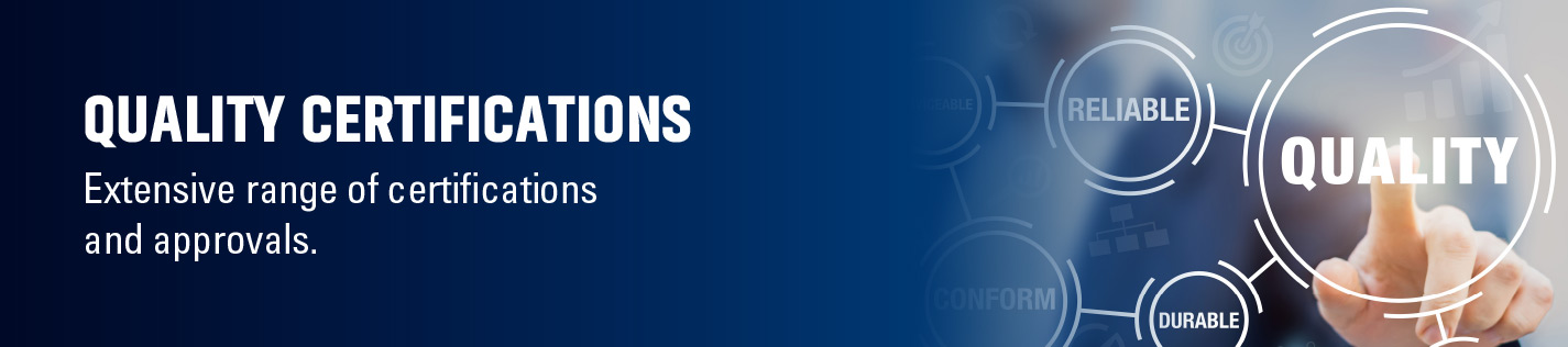 We manufacture tubes with extensive range of certifications and approvals worldwide